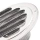 thumbnail image 4 of Conducto de ventilación de pared exterior redondo con rejilla de acero inoxidable para circulación de aire, 4 of 8