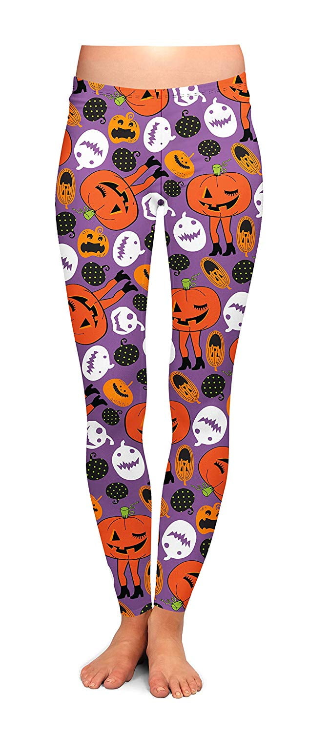 HLEG Two Left Feet® Wicked Cool Halloween fabulous fun super stretchy Leggings 