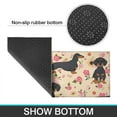 thumbnail image 6 of Dachshund and Flower Kitchen Rugs Sets Of 2,Anti Fatigue Kitchen Mat Rugs Non Slip Washable,Decorative Kitchen Floor Mats for Kitchen,Sink,Laundry,17"x30"+17"x47", 6 of 7