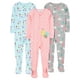 thumbnail image 1 of Pijamas Simple Joys de Carter's Girls, paquete de 3 unidades, algodón, 4 unidades, 1 of 1
