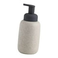 thumbnail image 4 of Dispensador de jabón líquido recargable, recipiente de cerámica para loción líquida y lavado de manos. Blanco A, 4 of 9