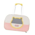 thumbnail image 1 of TISHITA Cat Travel Carrier Portable Travel Dogs Carriers for Kitty Kitten Small Dogs Pink, 1 of 8