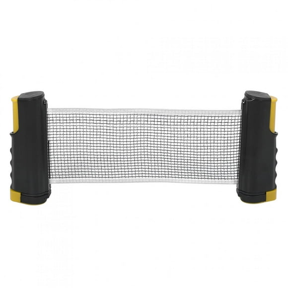 Filet de Pong, Filet de Tennis de Table Télescopique en Polyester Coton Portable 5.5x7.5 Pouces pour Table avec une Épaisseur de Moins de 2 Pouces