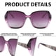 thumbnail image 3 of Gafas de sol para mujer, grandes, vintage, polarizadas, clásicas, de moda, para actividades al aire libre, 3 of 5