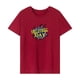 thumbnail image 1 of Camiseta para mujer verano casual mujer cuello redondo camisa para el trabajo calle deportes playa Rojo, 1 of 7