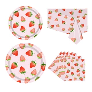 No-DIY Strawberry Baby Shower Decorations, Berry Sweet Baby Shower  Decorations Includes 3 Banners 6 Hanging Swirls and 3 Centerpieces, A Berry  Sweet Baby Is On The Way Strawberry Decorations GP27 