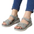 thumbnail image 1 of IUJSOY Womens Platform Sandals Comfort Open Toe Summer Dress Shoes Lightweight Slingback Flats, 1 of 8