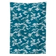 thumbnail image 3 of Ambesonne Blue Tablecloth Rectangular Table Cover, Camouflage Oceanic Colors, 60"x84", Slate Blue Pale Blue, 3 of 4