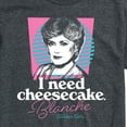 thumbnail image 3 of Golden Girls - I Need Cheesecake - Men's Short Sleeve Graphic T-Shirt, 3 of 5