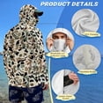 thumbnail image 4 of SEANATIVE Long Sleeve Sun Shirts for Men Fishing Hiking Running Tops Sun Hoodie Lightweight Breathable Outdoor UV Protection Rash Guard, M, Panda Camo Print, 4 of 7