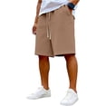 thumbnail image 2 of HAJWOH Men's Baggy Sweat Shorts Under Knee Length Casual Classic Athletic Sweat Short with Drawstring, 2 of 4