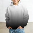 thumbnail image 4 of Vividxx Boys Hoodies Kids Gradient Pullover Long Sleeve Hooded Sweatshirt Loose Fit Casual Outdoor Jacket Fall Winter Clothes 10-11 Years, 4 of 4