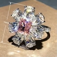 thumbnail image 2 of Gorgeous Cubic Zirconia Women Engagement 925 Silver Ring Jewelry Sz 6-10, 2 of 4