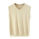 thumbnail image 2 of pstuiky Camiseta sin mangas para hombre, Suéter camisola sin mangas de color liso con cuello en V para hombre Chaleco de hombre l, 2 of 4