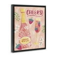 thumbnail image 4 of Stupell Industries Floral Rose Champagne Food & Beverage Painting Black Floater Framed Canvas Art Print Wall Art, 25 x 31, 4 of 10