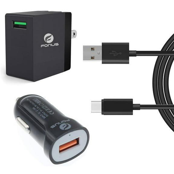 USB Cable Fast Home Car Charger for iPad Pro 12.9 (2022 6th Gen)/(2021 5th Gen) - Type-C 6ft Long Travel Power Adapter