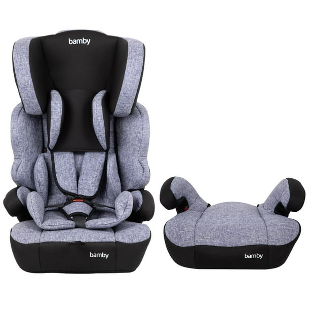 Autoasiento Para Carro Silla de Bebe Seguridad 9m A 11 Años negro