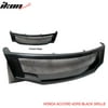 Ikon Motorsports Grille - Fits 08-10 Accord 4Dr Sedan T-R Front Hood Bumper Grille Mesh Grill Black ABS