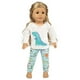 thumbnail image 4 of Ropa para muñecas XIANXIAN, pijamas cómodos, conjunto para dormir, colección de ropa linda, pijamas, juguete para niña, accesorio para muñeca de 18 pulgadas, juguete para niña, 4 of 4