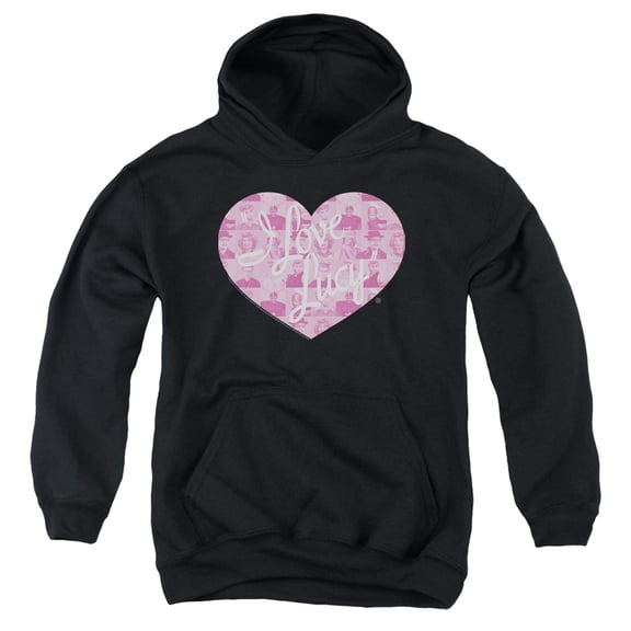 I Love Lucy - Many Moods Logo - Youth Hooded Sweatshirt - X-Large