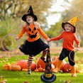 thumbnail image 4 of Inflatable Witch Hat Ring Toss Game with 3 Pieces Set for Halloween Party Activities and Carnival Fun Family Entertainment(Orange), 4 of 5