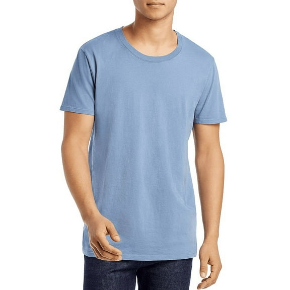 Pacific & Park BLUE Solid Short Sleeve Crewneck Tee, US Medium