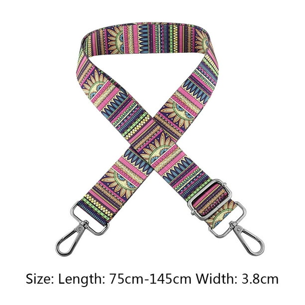 Bohemian Style Adjustable Strap DIY Colored Shoulder Bag Belt