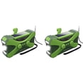 thumbnail image 1 of 2X 10000MAh Emergency Radio, Solar Hand Crank Radio, Portable Radio with Phone Charger, LED Flashlight Green, 1 of 6