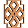 thumbnail image 3 of Ekena Millwork 7 3/8"W x 7 3/8"H x 3/8"T Extra Small Blendon Decorative Fretwork Wood Wall Panels, Cherry, 3 of 6