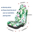 thumbnail image 2 of Lsque Cactus Plants Pattern Car Seat Covers for Front Seats , Waterproof Seat Covers for Cars, Sporty Front Seat Covers,Car Seat Cover Protector Front Seats, 2 of 5