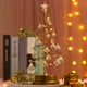 thumbnail image 4 of Lámpara de Árbol de Navidad de Cristal de Metal Navideño Árbol de Cristal de Mesa de Navidad con Luces LED Decoraciones para Árboles de Navidad L, 4 of 5