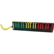 Honer Melodicas 1207915 AirBoard 37-Key Melodica - Rasta Print