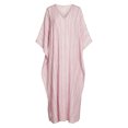 thumbnail image 3 of Squevariel Summer Dresses for Women Casual Long Sleeve Striped Maxi Dress V-Neck Loose Flowy Dresses, 3 of 3