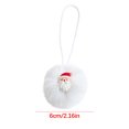 thumbnail image 2 of 2026 Christmas Indoor Home Decor Christmas Ornaments Faux Ball Hanging Decorations With Santa Snowman Mini Cute Baubles For Christmas Tree Wreath Home, 2 of 6