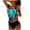 Black, variant on dazeni Womens Tankini Swimsuits 2 Piece Ruched Drawstring Swim Raceback Beach Tops and Shorts Tummy Control Bathing Suits Floral Print Swim Suit Black2 Medium