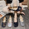 thumbnail image 2 of ¡Novedad de 2022! Zapatos planos a la moda para mujer, mocasines sin cordones con lentejuelas para mujer, zapatos individuales informales poco profundos, zapatos de Ballet con punta redonda39 Gao Jinjia LED, 2 of 2