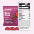 thumbnail image 5 of (3 pack) Brainiac Fruit Snacks with BrainPack, Mixed Berry Flavor, 20 Count, 5 of 11