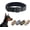 Black, variant on Minzimin 1.5" Width Dog Collar Adjustable Metal D Ring & Buckle Working Dog Collar for Medium Large Dogs 1Pack
