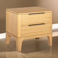 thumbnail image 5 of Benjara Cid Jima 26" Nightstand- 2 Drawers- Solid Wood in Natural Oak Finish, 5 of 6