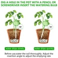 thumbnail image 4 of Rirool 4 Pcs Plant Watering Globes, 140ml Automatic Glass Watering Bulbs, Cactus Shaped Self Watering Device for Indoor Outdoor Plants, Garden Patio Decorative Green, 4 of 7