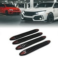 thumbnail image 2 of Unique Bargains 4 Pcs 400 x 50mm Rubber Self Adhesive Car Bumper Guard Protector Sticker Strip, 2 of 2