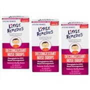 Little Noses Decongestant Nose Drops 0.50 oz (Pack of 3)