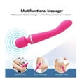 thumbnail image 3 of USB Rechargeable 10 Speed Wand Vibrator Massager Electric Wand Massager with Multi Powerful Speeds for Sore Neck Shoulder Back, Soothing Aching Muscle (Rose Red), 3 of 6