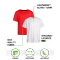 thumbnail image 2 of RBX Boys Tshirts - 2 Pack Dry Fit Crewneck Short Sleeve Boys Athletic Shirts Kids Activewear (8-16), 2 of 6