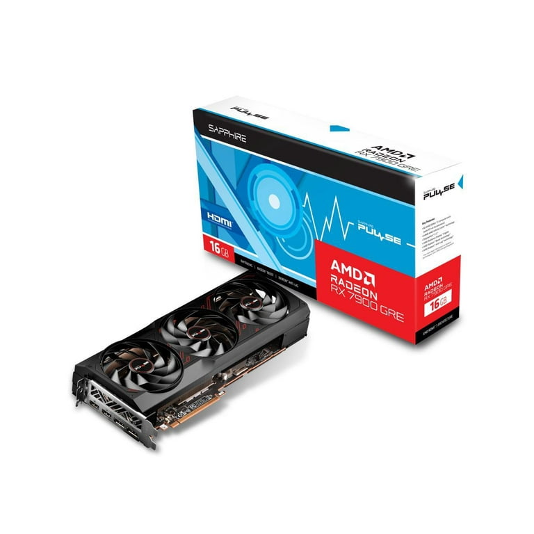 SAPPHIRE PULSE Radeon RX 7900 GRE 16GB GDDR6 Graphics GPU SAPPHIRE PULSE Radeon RX 7900 GRE 16GB GDDR6 Graphics GPU