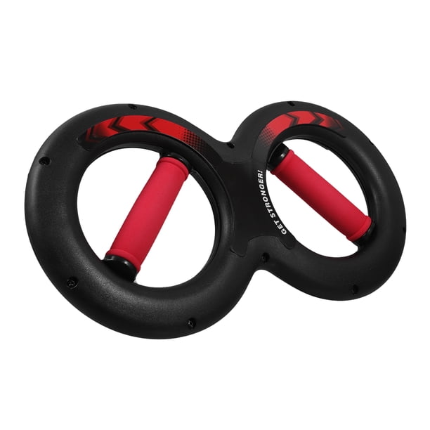 Dispositivo multifunción para fortalecer la muñeca con agarre en forma de 8, dispositivo creativo para fortalecer el brazo (rojo, 5 kg)