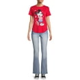 thumbnail image 2 of Mickey Mouse Women's Graphic T-Shirt with Short Sleeves, 2 of 5