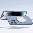 thumbnail image 4 of Original Liquid Silicone For Magsafe Wireless Charge Magnetic Case for iPhone 15 14 Plus 13 12 11 Pro X XR XS Max 7 8 Soft Cover, 4 of 5