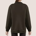 thumbnail image 7 of Meichang Womens Quarter Zip Sweatshirts Half Zip Collared Pullover Oversized Long Sleeve Loose Fit Y2K Sweatshirts Fall Winter Fashion, 7 of 7