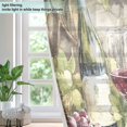 thumbnail image 4 of Yayeee Window Curtains Set of 2 for Living Room Light Filtering 63"x42", Grape Wine, 4 of 7